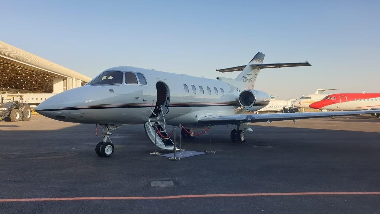 Luxury Private Jet Interior